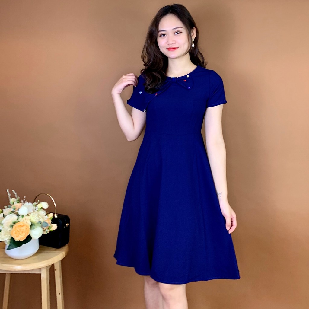 Váy xòe mango đính đá EMVY - V35 | BigBuy360 - bigbuy360.vn