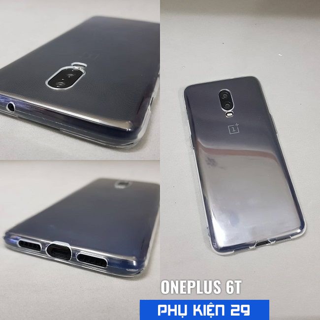 [Oneplus 6T] Ốp lưng silicon dẻo trong cao cấp Henyou