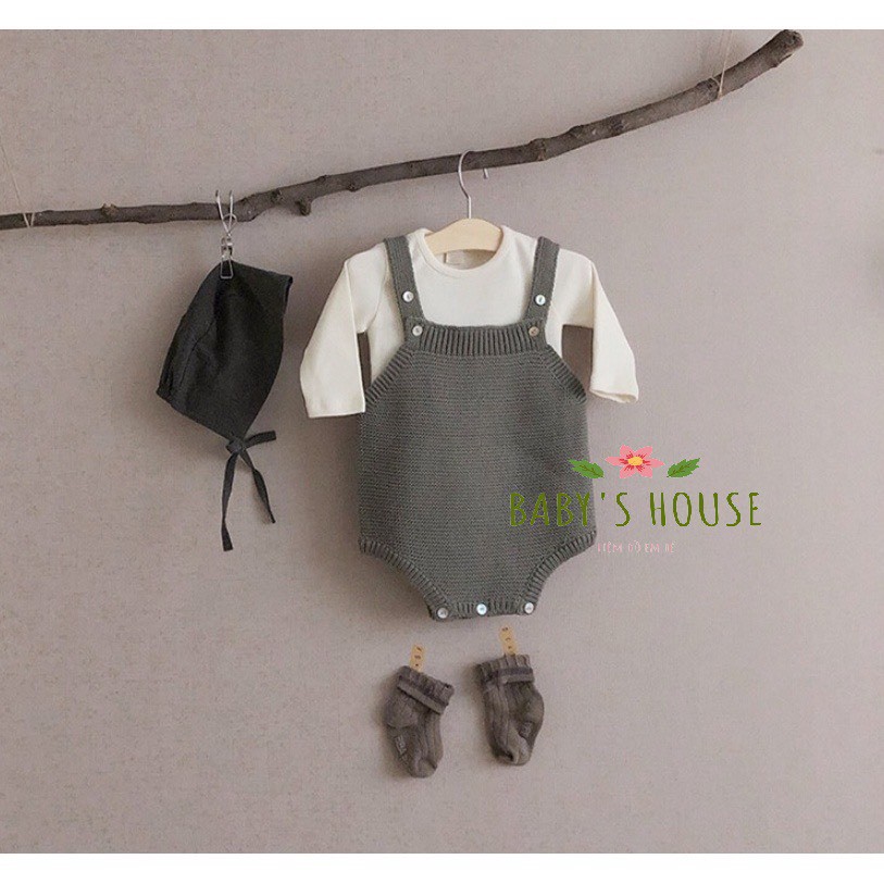 Áo cotton dài tay màu trơn phong cách hàn quốc BBAMMA cho bé A04 - Nana Baby