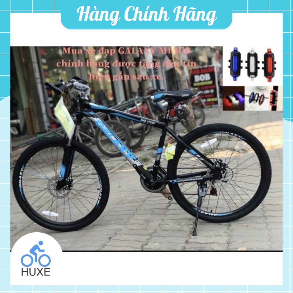 Xe đạp thể thao GALAXY ML150 size 26 2021 nhập khẩu chính hãng cao cấp . Tặng đèn báo và chắn bùn
