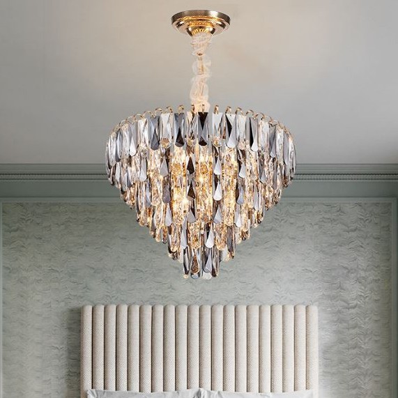 Đèn chùm MONSKY VISCO pha lê hiện đại trang trí nội thất sang trọng - kèm bóng LED chuyên dụng [ẢNH VIDEO THẬT 10%].