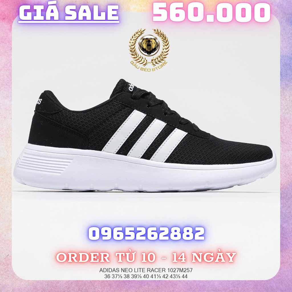 Order 1-2 Tuần + Freeship Giày Outlet Store Sneaker _Adidas Neo Lite Racer MSP: 1027M2571 gaubeaostore.shop
