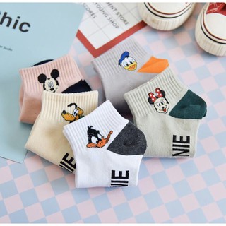 COMBO 5 ĐÔI TẤT COTTON CHUỘT MICKEY