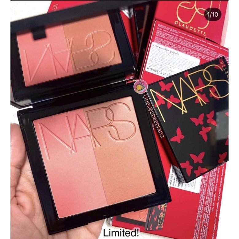 [CÓ BILL] Bảng Phấn Má Nars Claudette Blush Cheek Duo Limited Edtion 22g phiên bản giới hạn