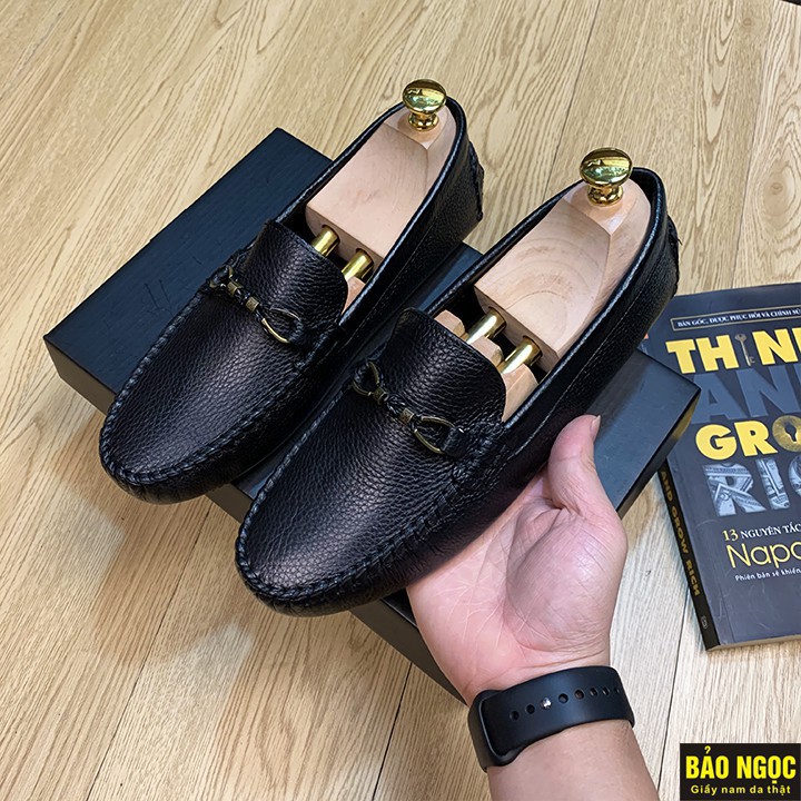 GIÀY LƯỜI NAM ✅ GIÀY MỌI NAM CHẤT DA BÒ MỀM 100% 🎁 ĐẾ CAO SU BÊT KHÂU CHẮC CHẮN ✅ MÃ M889 | BigBuy360 - bigbuy360.vn