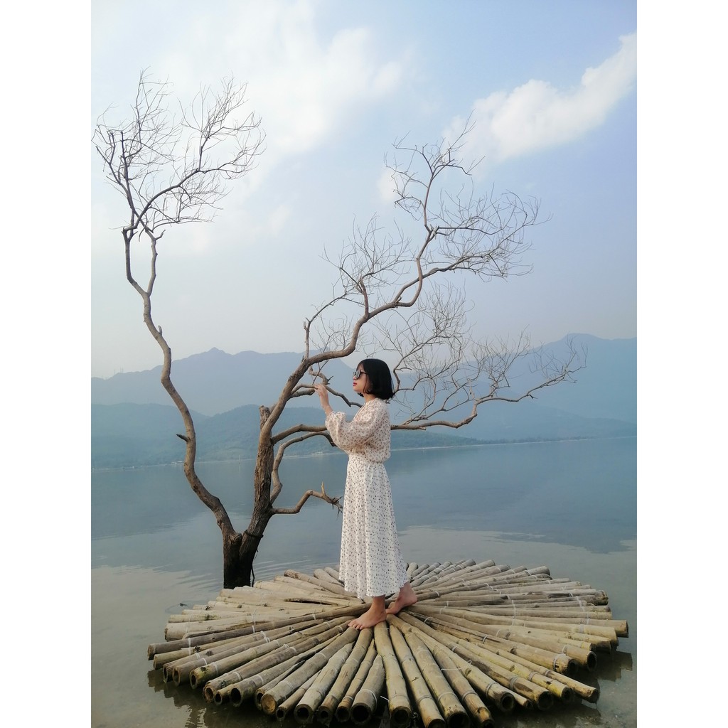 Chân váy hoa nhí vintage nhiều màu - Chân váy dài vintage | BigBuy360 - bigbuy360.vn