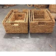 Set 3c Hộp đựng đồ đan từ Lục bình