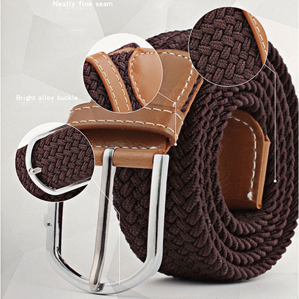 Dây Lưng Nam Co Giãn, Nịt Lưng Nam Nữ Đẹp Vải Dù, Chất Liệu Hợp Kim Cao Cấp Sáng Bóng Dây Vải Dù Co Giãn