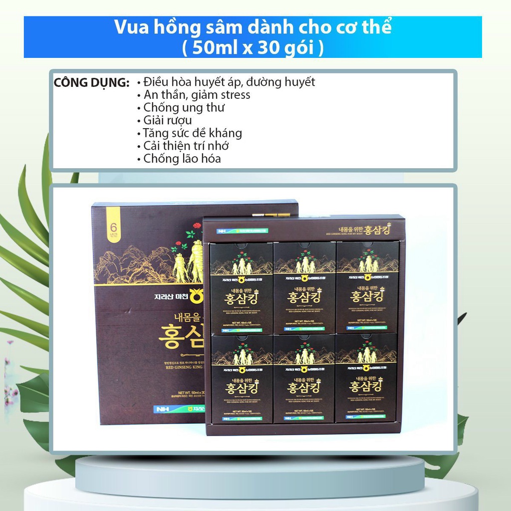 Nước Hồng Sâm Vua Red Ginseng King For My Body