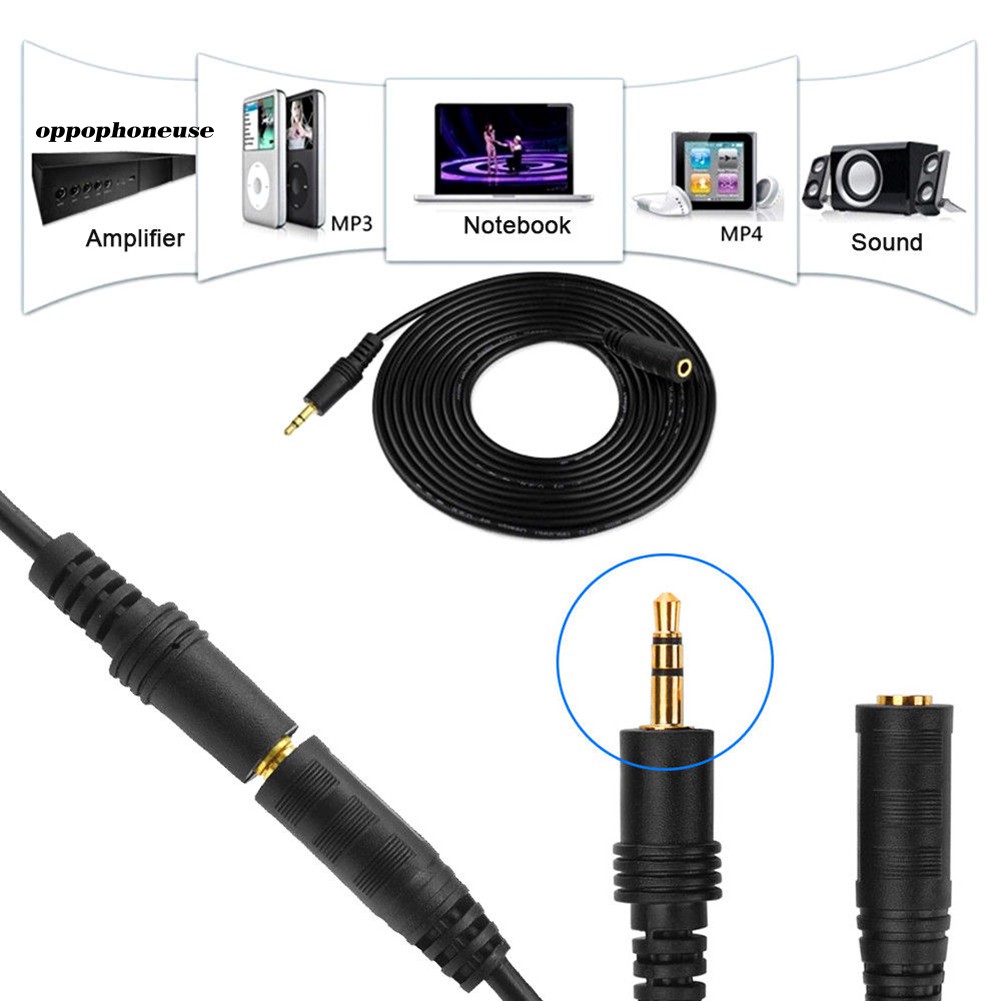 Dây Cáp Nối Dài Tai Nghe 1.5m 3.5mm Cho Máy Nghe Nhạc Mp3