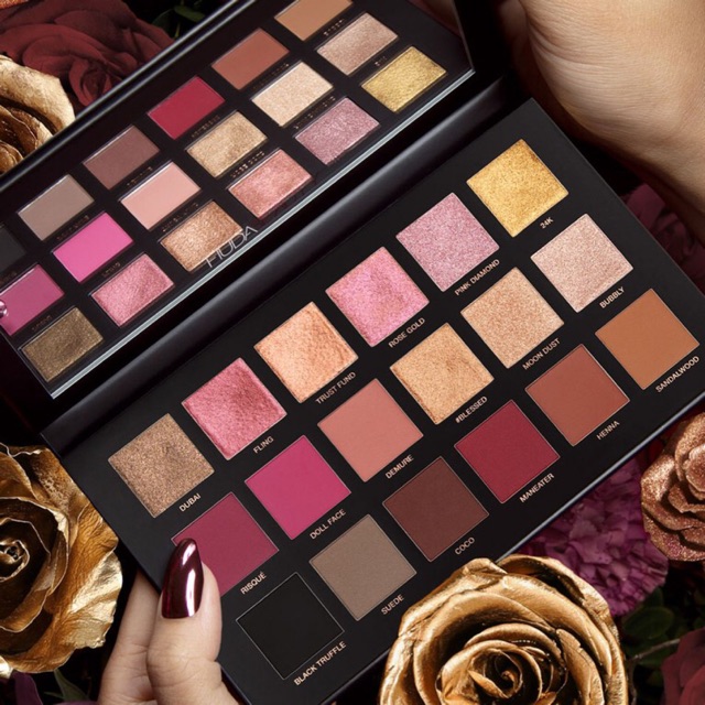 Bảng mắt huda rose gom sale