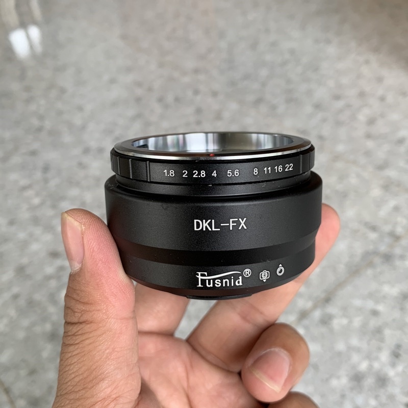 Ngàm chuyển DKL-FX hiệu fusnid - để sử dụng lens DKL trên máy Fujifilm
