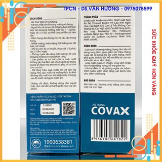 Xịt Họng COVAX – Làm Sạch Khoang Miệng, Làm Dịu Cổ Họng – 1 Lọ 20ml