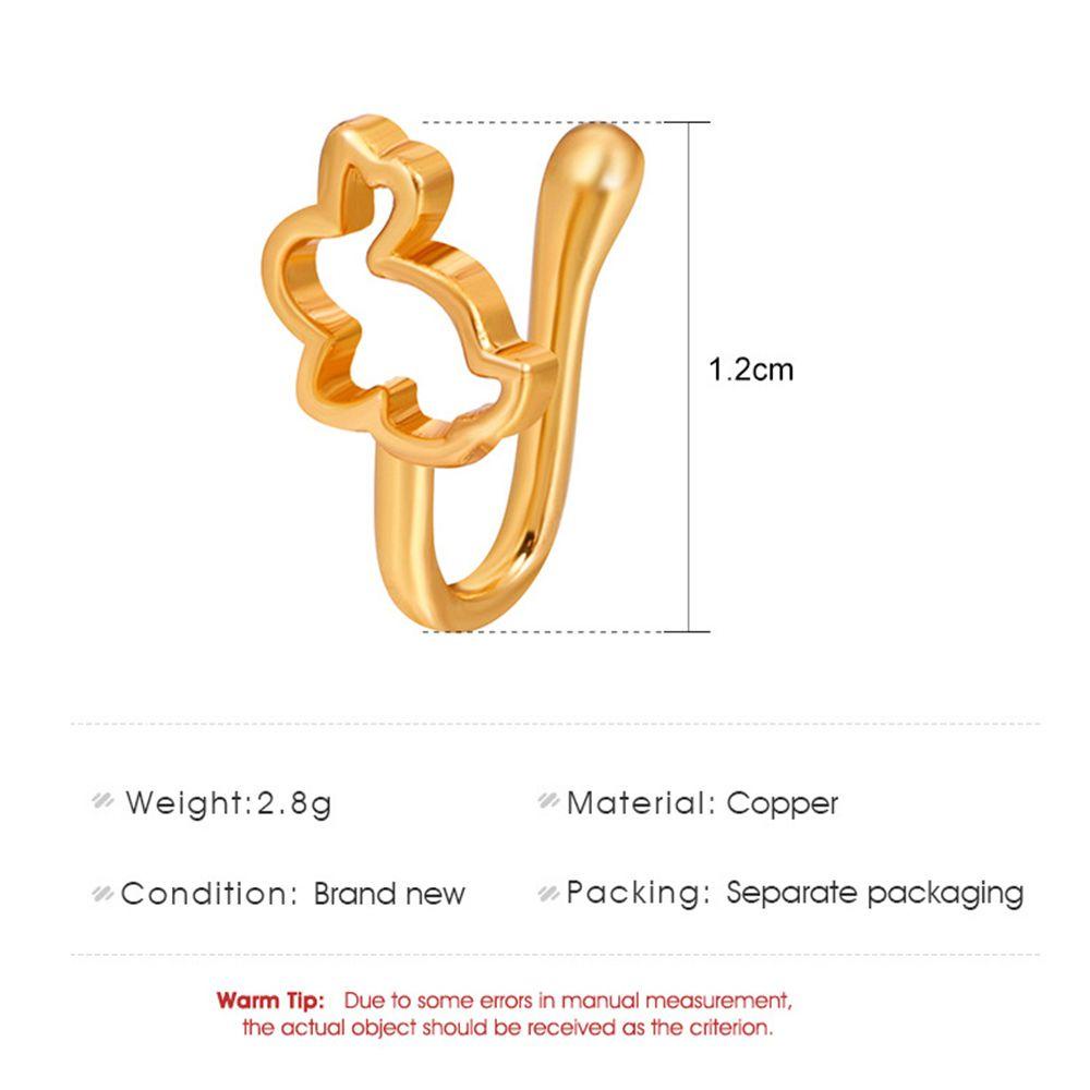 Khuyên Xỏ Mũi Không Cần Xỏ Lỗ Thiết Kế Thời Trang