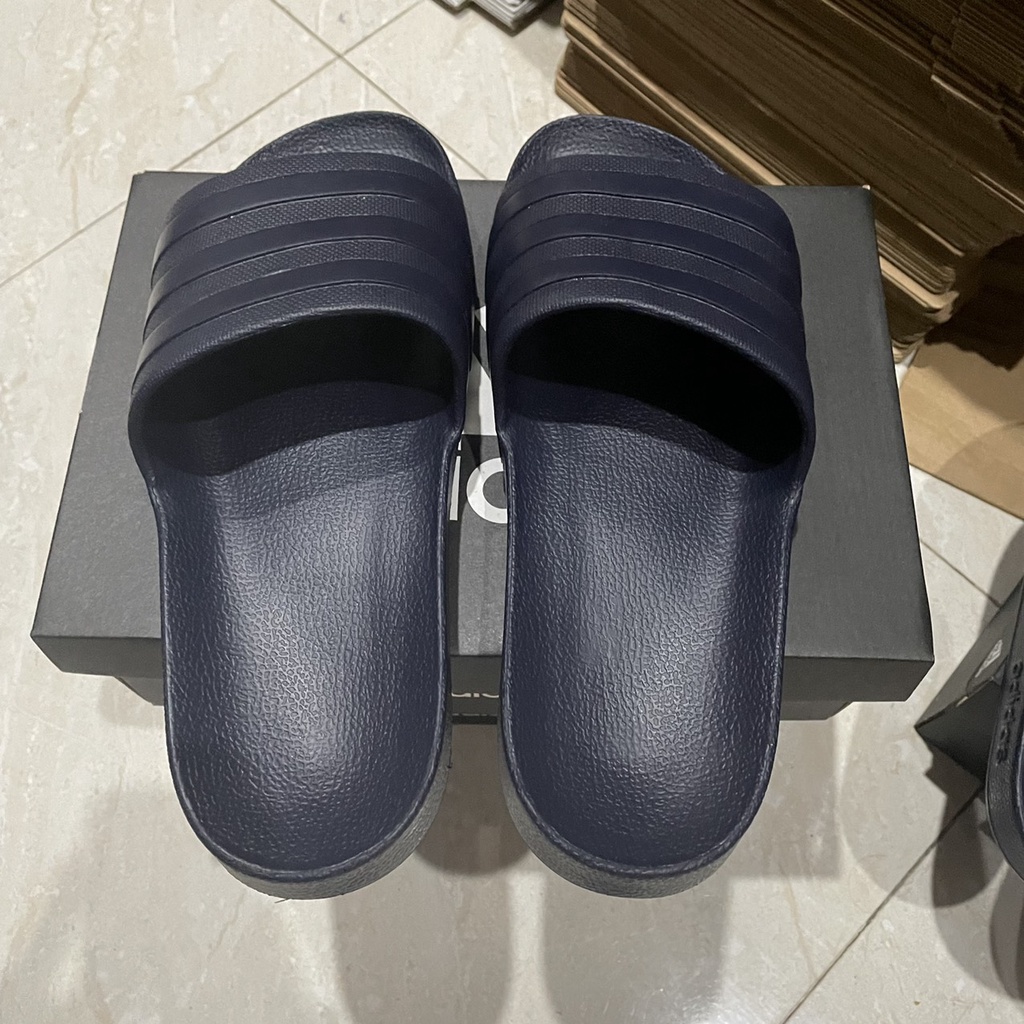 XẢ KHO Dép adidas MÀU XANH ĐEN FULL đúc nguyên khối, dép quai ngang nam nữ unisex thể thao êm chân siêu bền