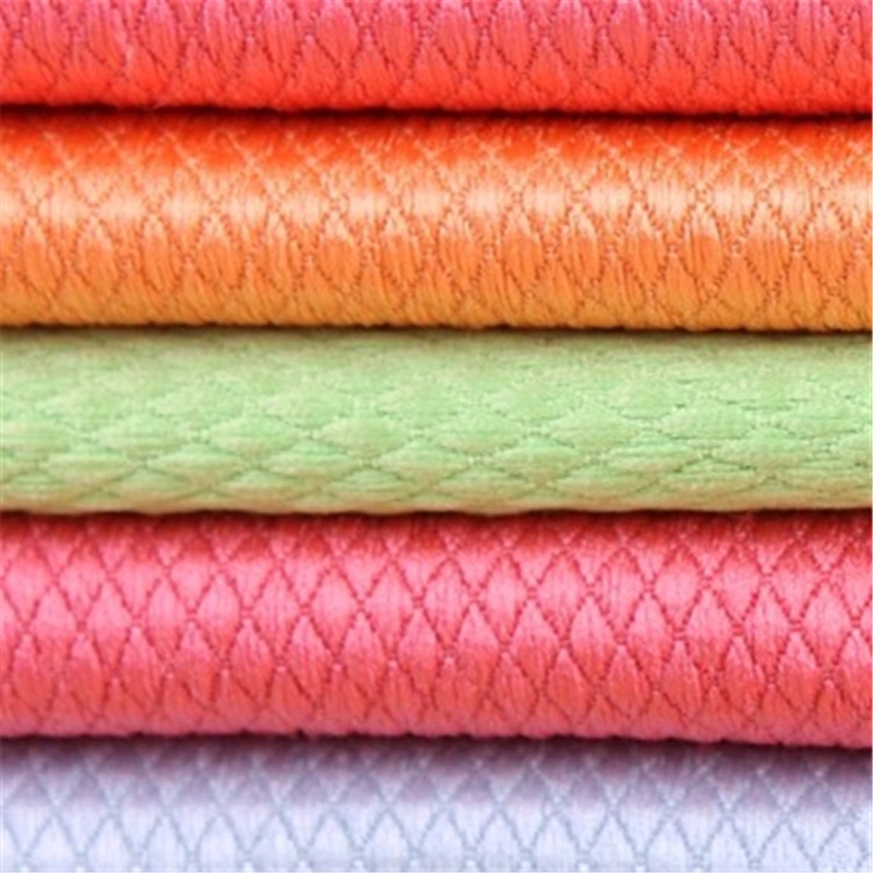 Khăn lau chén đĩa tchoongs dính vải sợi tổng hợp thấm hút nhanh nhiều màu