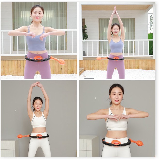 Vòng Lắc Eo Giảm Mỡ Bụng Hula Hoop Tập Thể Hình Gym Có Đồng Hồ Đo Số Vòng Giảm Eo, Dáng Thon, Hiệu Quả Nhanh, Lắc Vòng A