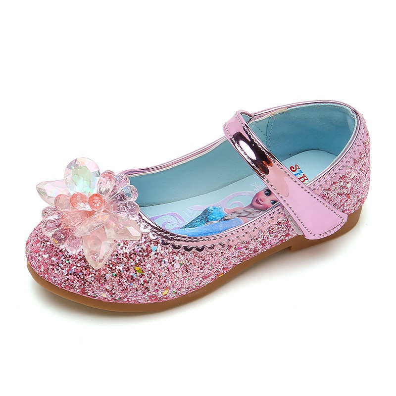 Giày mùa hè hoạt hình công chúa Elsa cho bé gái 2 - 12 tuổi