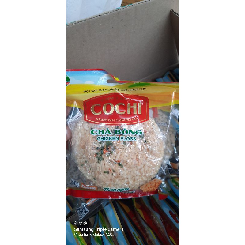 Combo 10 gói cơm cháy Cochi (vị chà bông ( ruốc hành), vị rong biển, vị mè đen) gói 65g