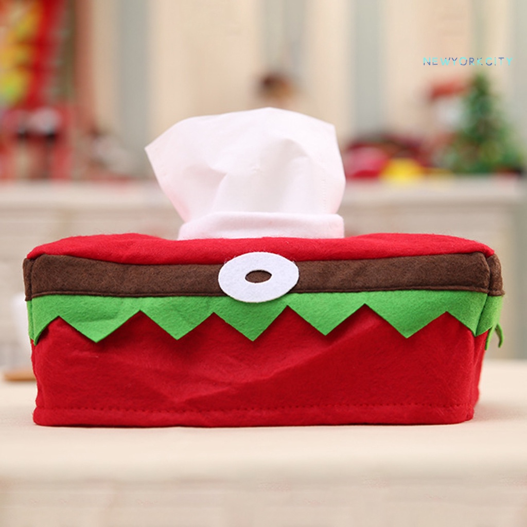 Vỏ Hộp Đựng Khăn Giấy Có Thể Gập Lại Trang Trí Giáng Sinh