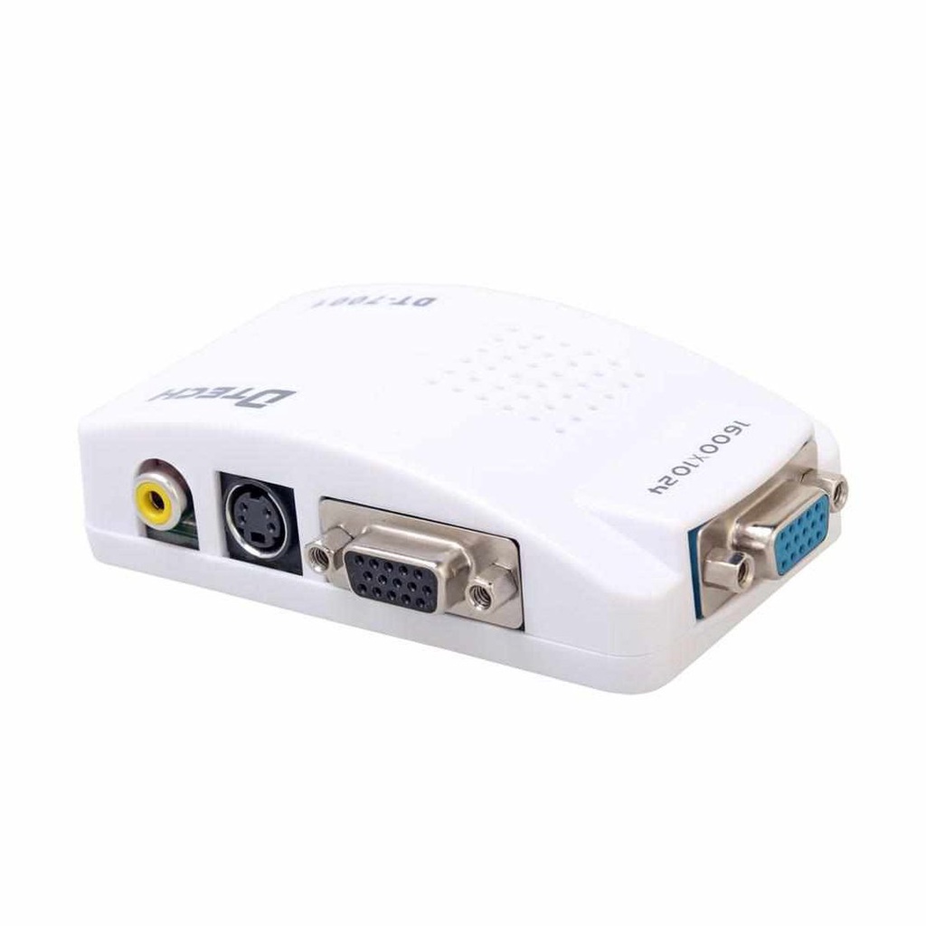 Bộ Chuyển Đổi VGA Sang Svideo Và AV Dtech DT-7001