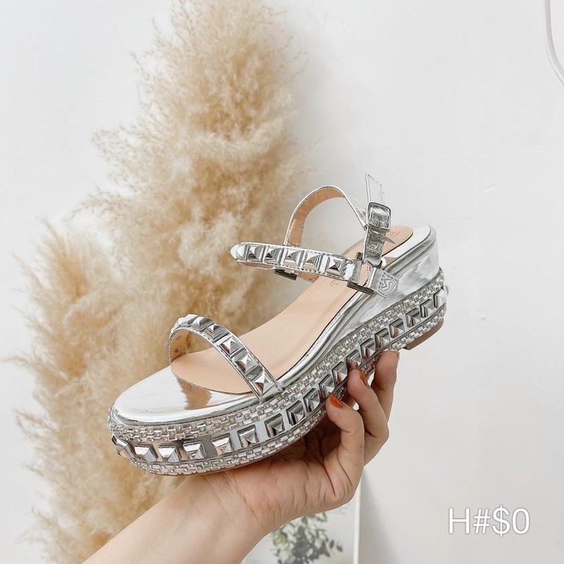 SANDAL XUỒNG ĐINH VIỀN ĐÁ FULLBOX