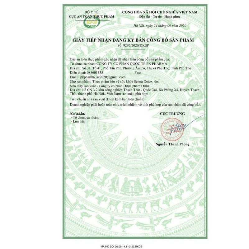 Phan Tả Diệp senna detox Thải độc ruột Dr Lacir mẫu mới 2022