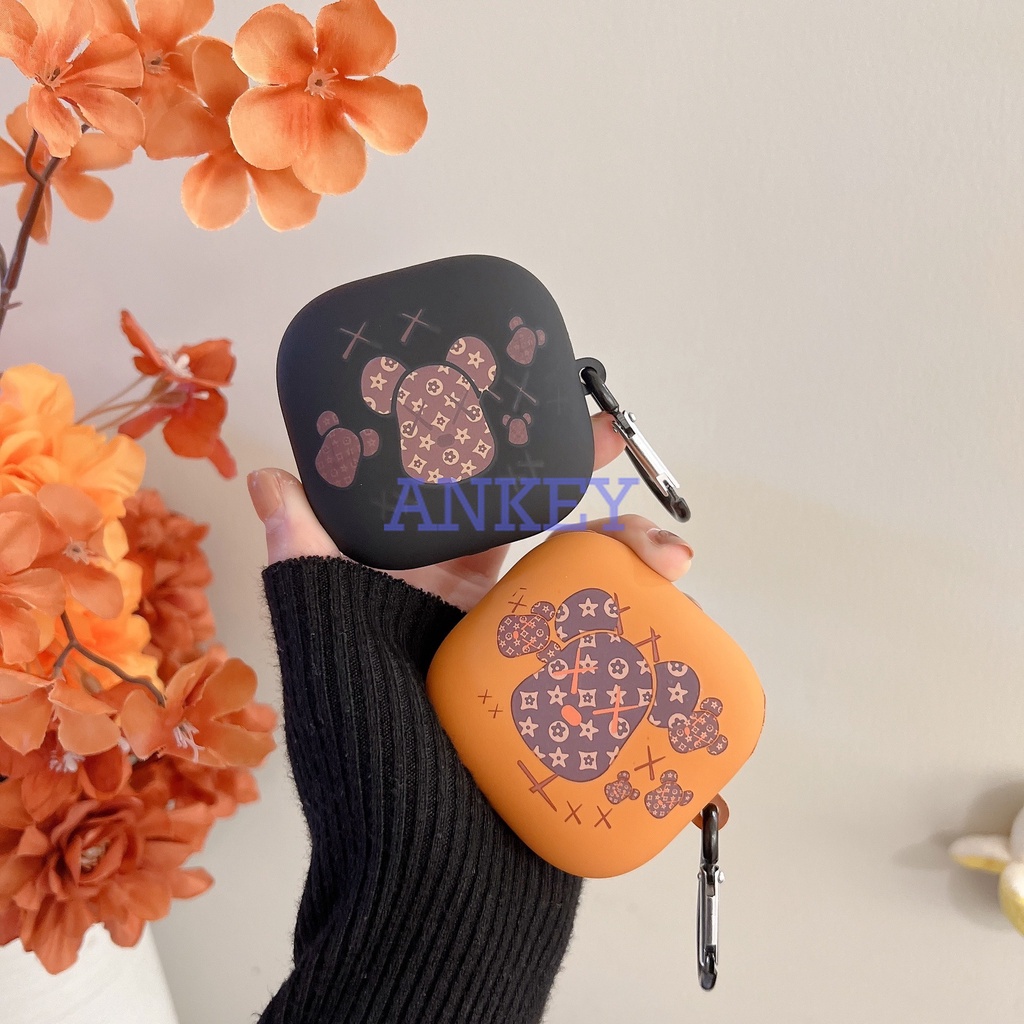 Beats Fit Pro / Studio Buds Vỏ Bảo Vệ Hộp Sạc Tai Nghe Bằng Silicon Họa Tiết Trái Chanh Hoạt Hình Dễ Thương Chống Sốc Thấm Nước Kèm Móc