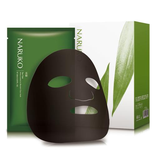 ☒☈►Naruko mặt nạ trà tràm kiểm soát dầu và mụn hộp 8 miếng - Naruko Tea Tree Shine Control and Blemi