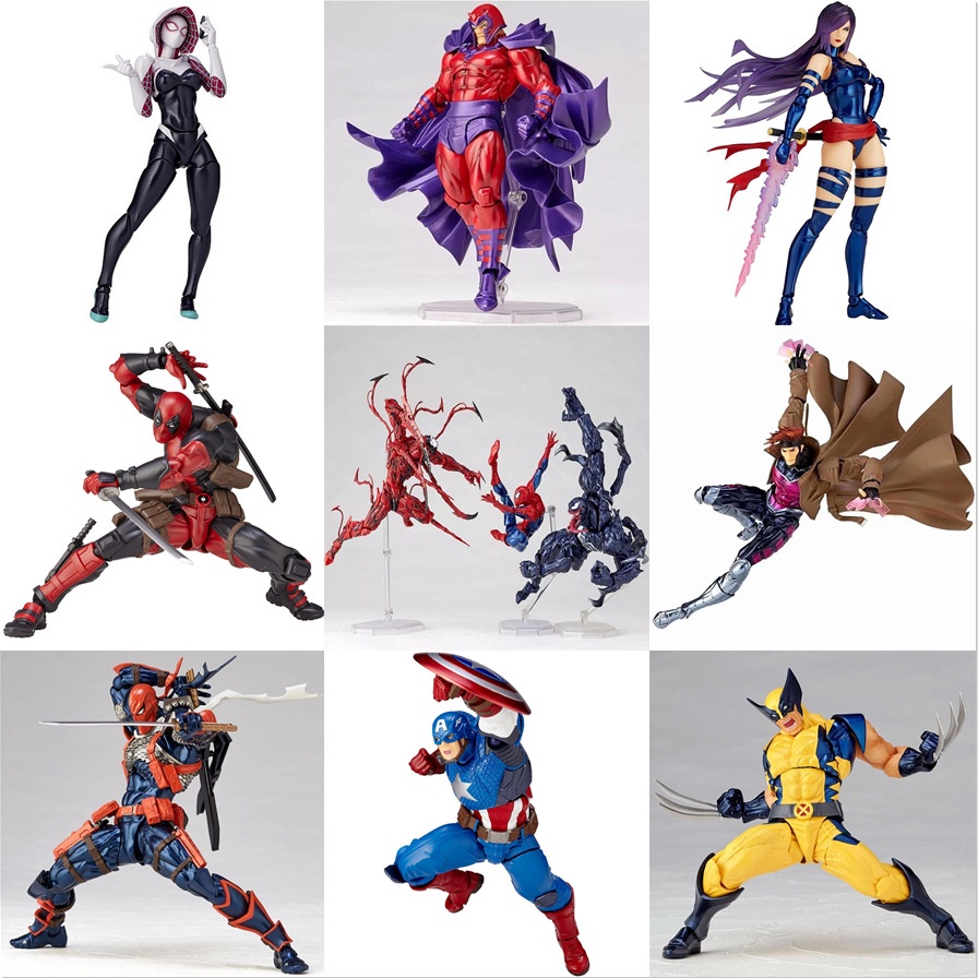 Yamaguchi-style series ten thousand magnetic King Ge Wen Deadpool venom Spider-man brand emperor's death Bell Iron Man Captain America hand-held