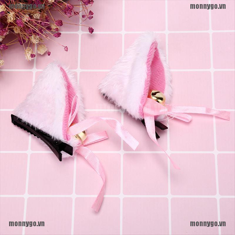 <monnygo+COD>Cosplay Party Cat Fox Long Fur Ears Lovely Bell Costume Hair C | BigBuy360 - bigbuy360.vn