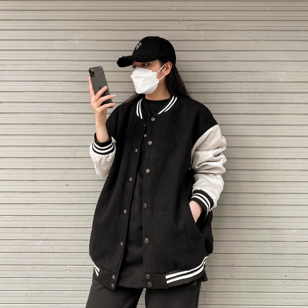 Áo Khoác FF OVERSIZE COLDBREW VARSITY JACKET