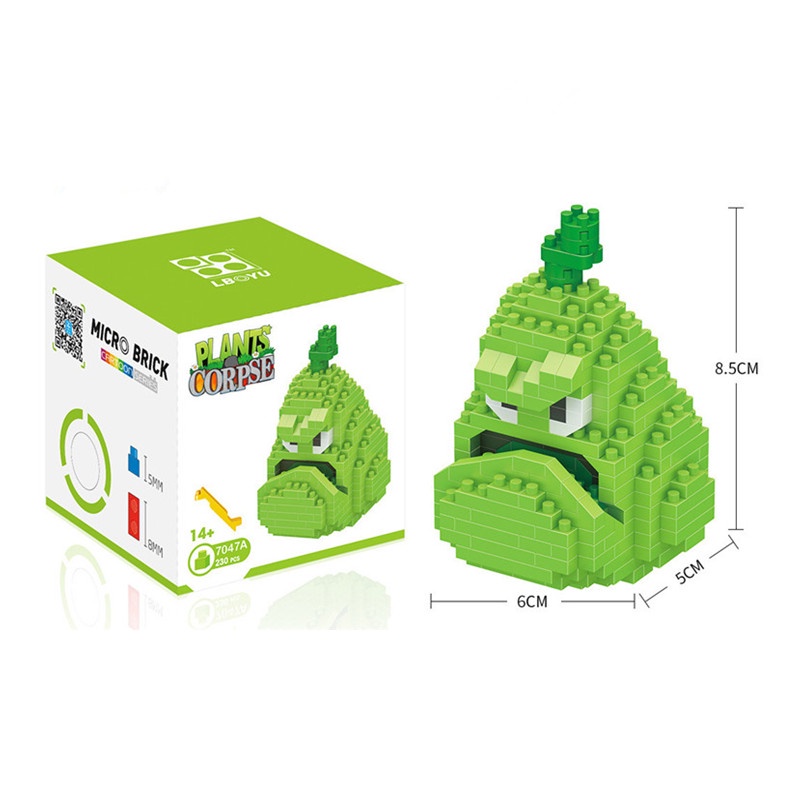 Bộ Đồ Chơi LắP RáP Mô HìNh Plants VS Zombie