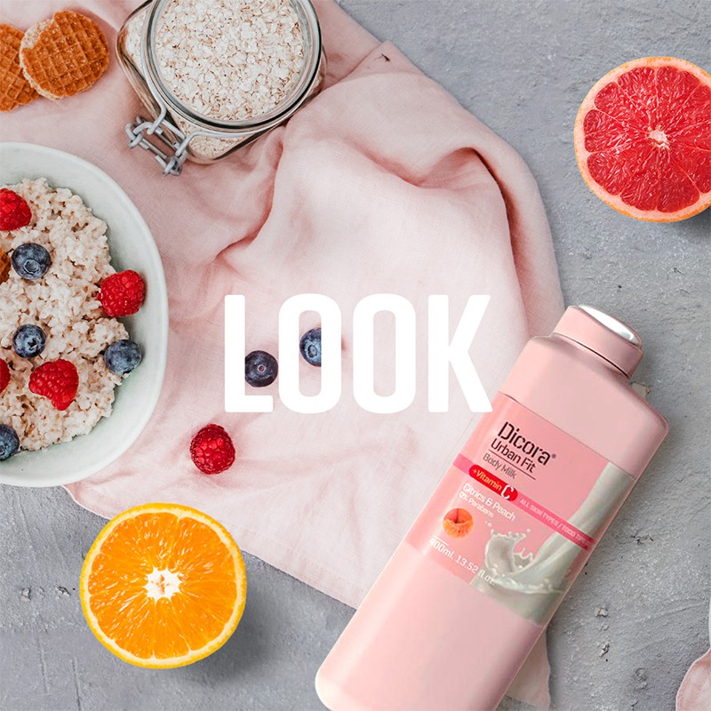 Sữa dưỡng thể Dicora Urban Fit Citrics & Peach Vitamin C 400ml  - BioTopcare Official | BigBuy360 - bigbuy360.vn