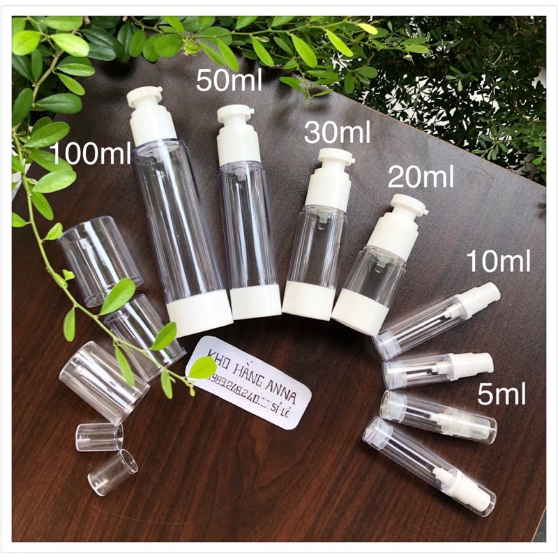 Chai hủ Lọ HÚT CHÂN KHÔNG Xịt Giọt / xịt Sương - Chai Lọ chiết mĩ phẩm nước hoa 100ml / 50ml / 30ml / 20ml / 10ml