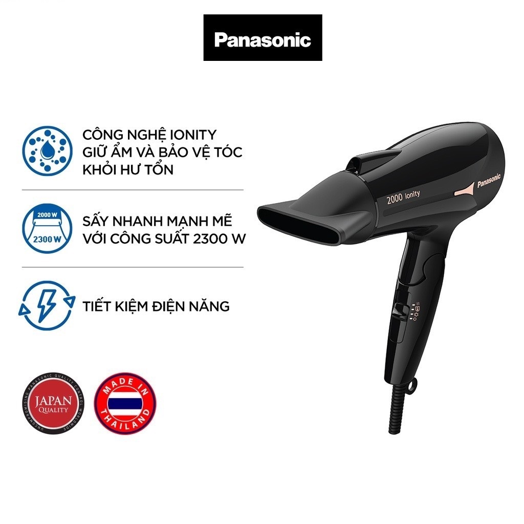 Máy Sấy Tóc Ionity Panasonic EH-NE65-K645, EH-NE66-K645 - Sấy Ion Bảo Vệ Tóc & Tăng Độ Bóng Mượt