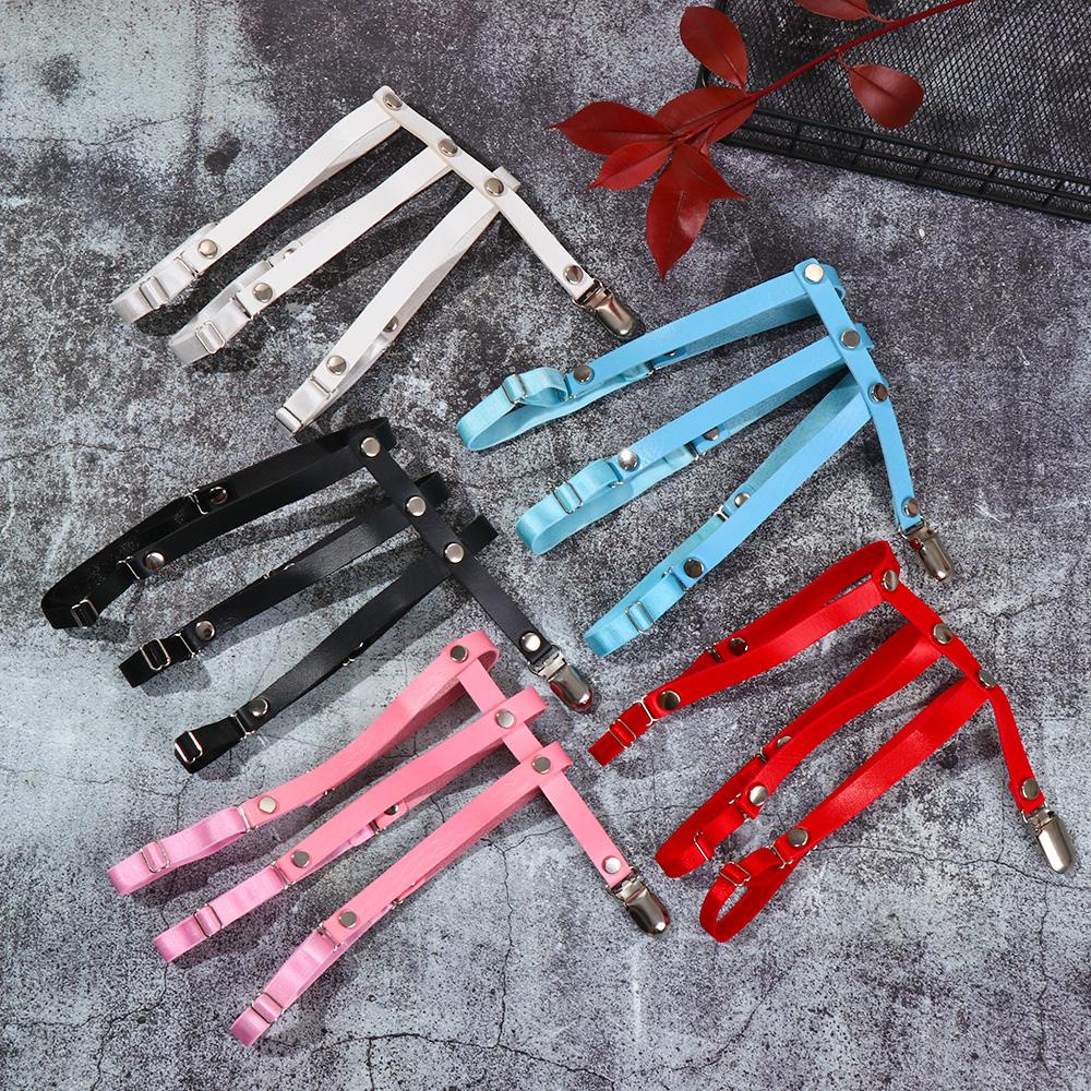 Eutus Đai Nịt Đùi Bằng Da Pu Phong Cách Punk Gothic Thời Trang Cho Nữ