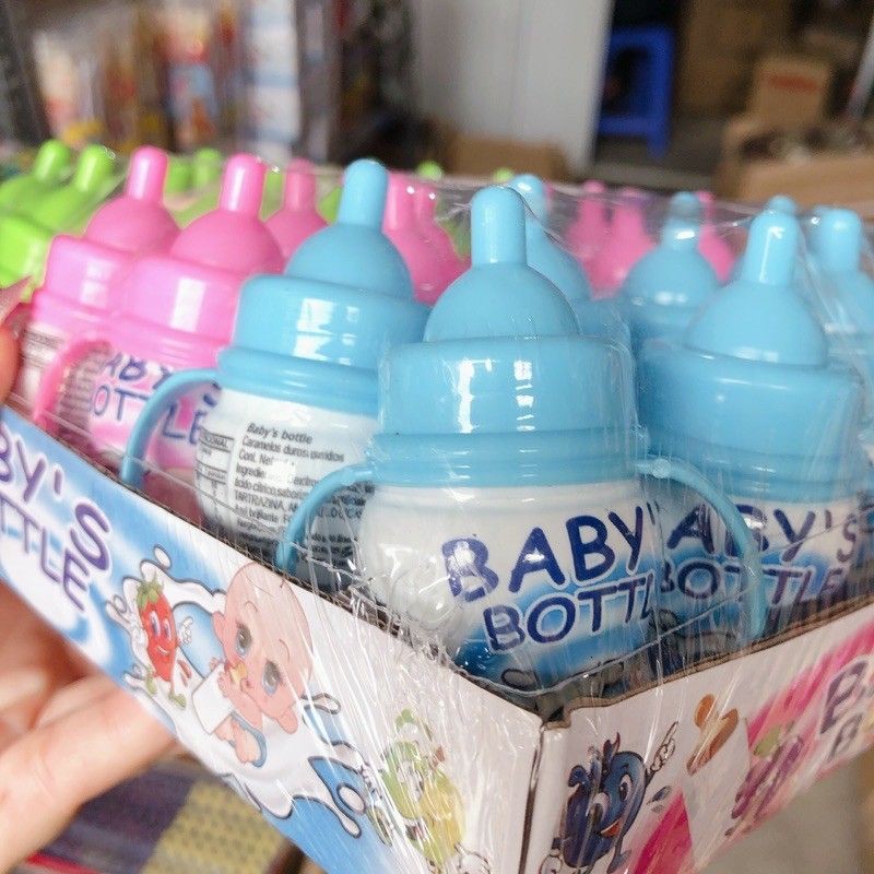 vỉ 30 lọ kẹo hình bình sữa ngộ nghĩnh cho bé