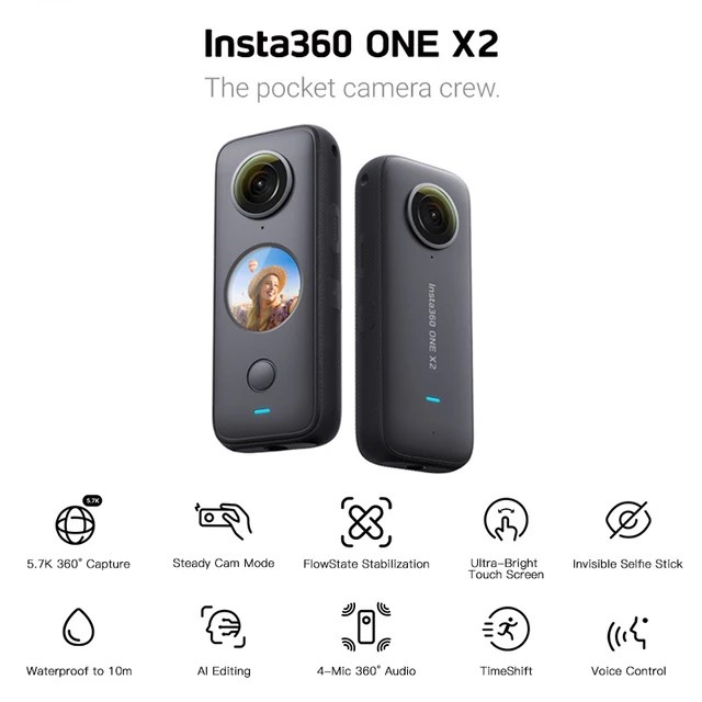 Camera hành động Insta360 ONE X2 | Chính hãng