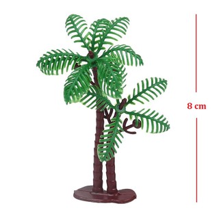 Cây dừa mini trang trí tiểu cảnh hồ cá cao 8cm