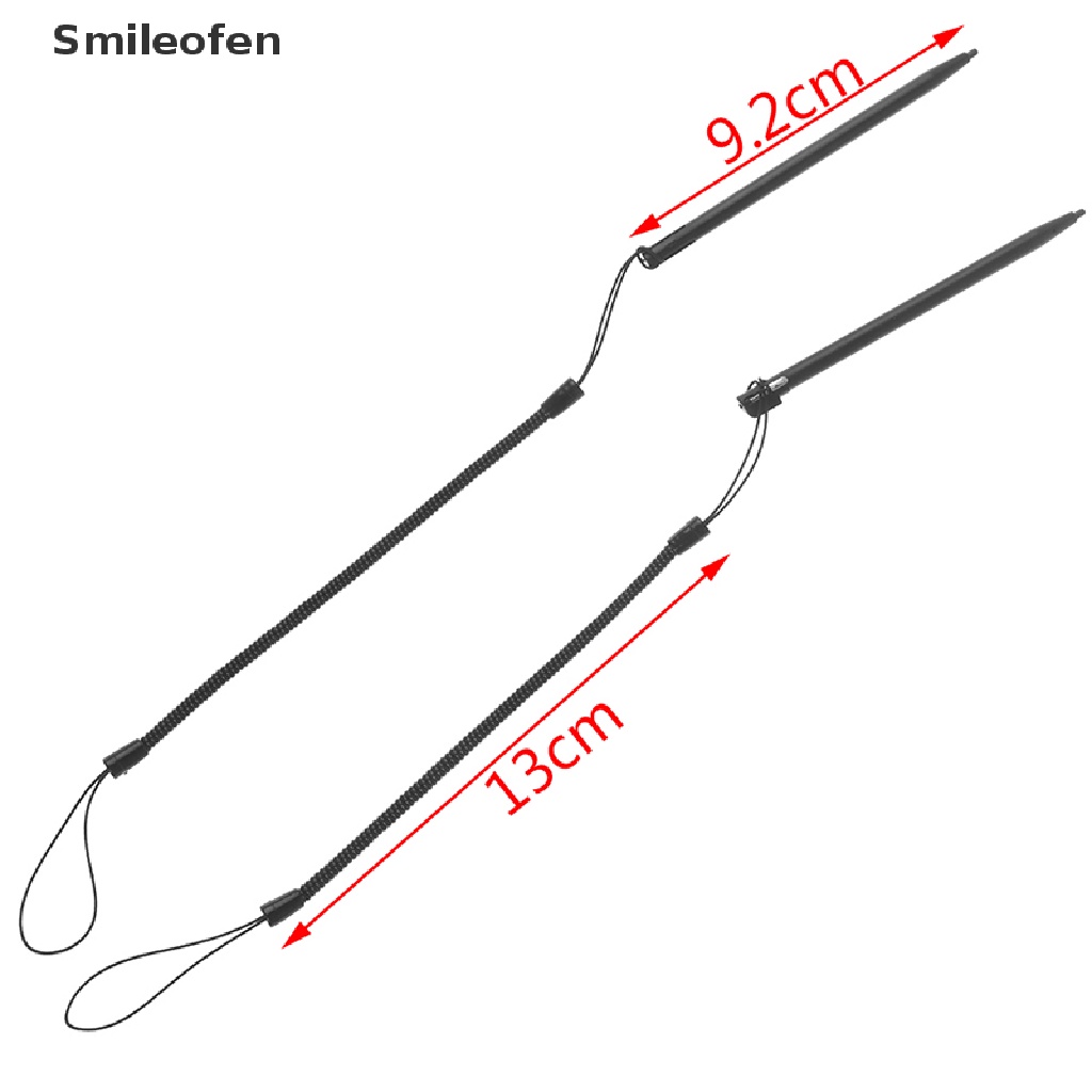 [Smileofen] 1 Bút Cảm Ứng Kim Loại Có Dây Lò Xo Cho Điện Thoại / Máy Tính Bảng
