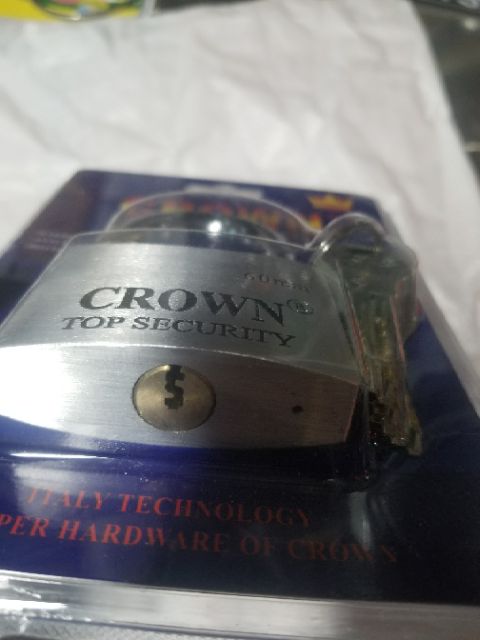 ổ khóa cửa nhà crown xịn nhôm máy bay, chống cắt 60mm