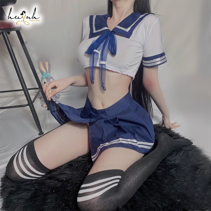 Đồ Ngủ Hoá Trang Nữ Sinh Nhật Bản Sexy Cosplay - CO03a