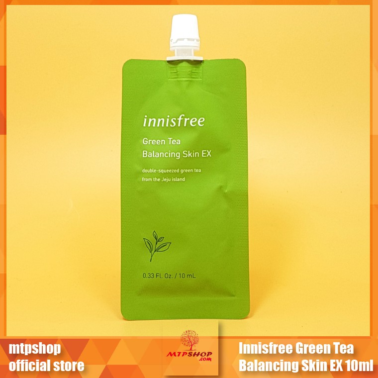 Sample Nước Hoa Hồng Innisfree Green Tea Balancing Skin EX 10ml