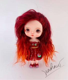 Búp bê Holala đã Faceup và Fu như hình