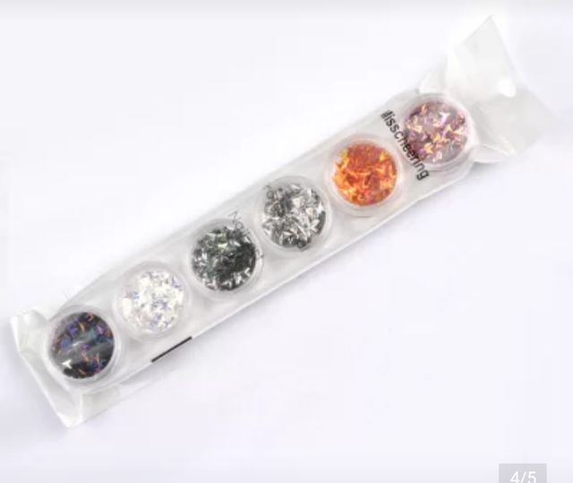 Set 6 hủ Trang trí móng hình mũi tên