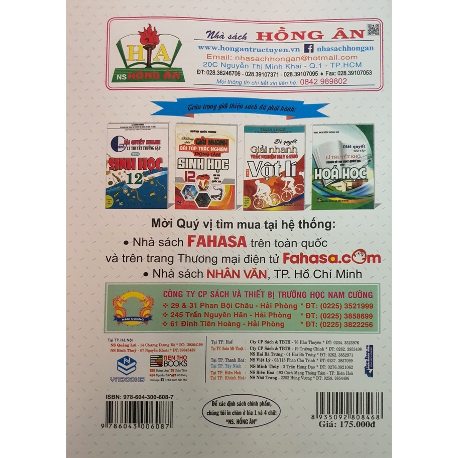 Sách- Kĩ Thuật Giải Nhanh Bài Toán Hay Khó Giải Tích 12