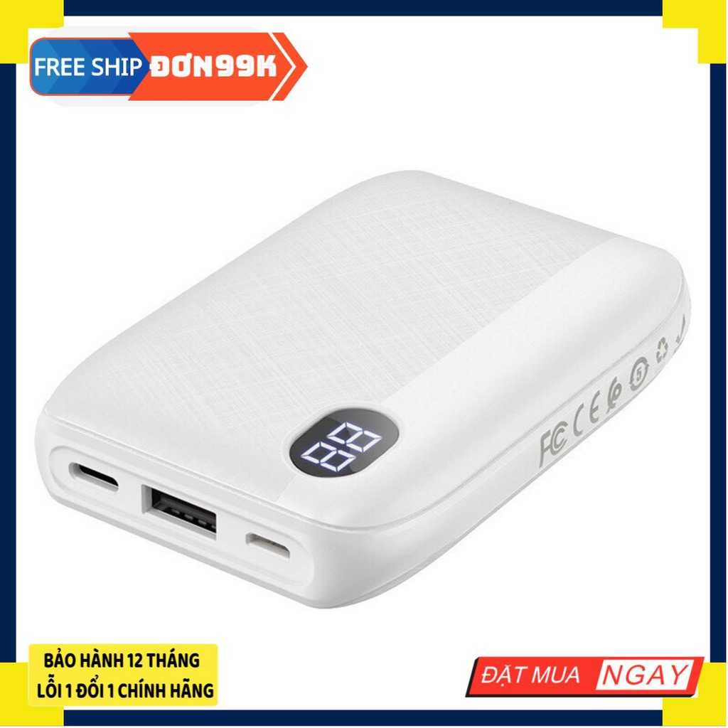 Pin sạc dự phòng nhỏ gọn 10000mAh Hoco J53 -Hàng phân phối chính hãng Giá rẻ nhất shopee