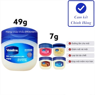 Kem nẻ Vaseline dưỡng ẩm da mặt 49g,Dưỡng môi Vaseline 7gam- Son dưỡng ẩm môi chống nẻ-Mỹ