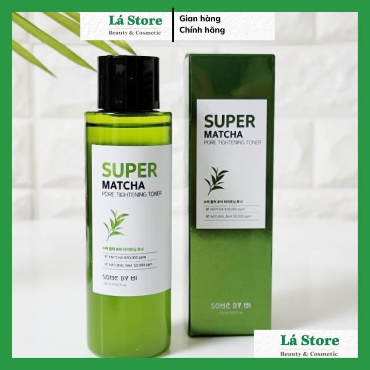 HÀNG CHÍNH HÃNG - Nước hoa hồng Some By Mi Super Matcha Pore Tightening Toner 150ml